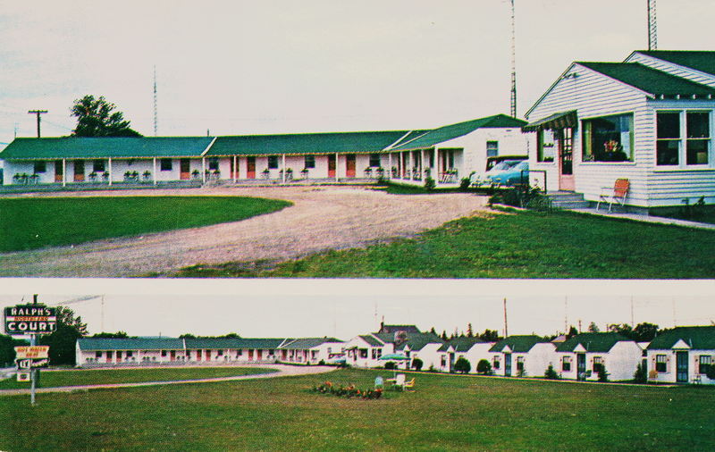 Ralphs Motel (Normandy Motel, Motel Normandy, Ralphs Northland Court) - Vintage Postcard